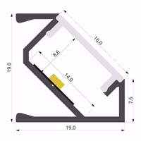 ALU-LLP-AN01-03-S2  19mm
