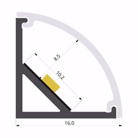 ALU-LLP-AN02-08-S2  16mm