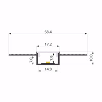 ALU-LLP-DW08-03-W3  59x10mm