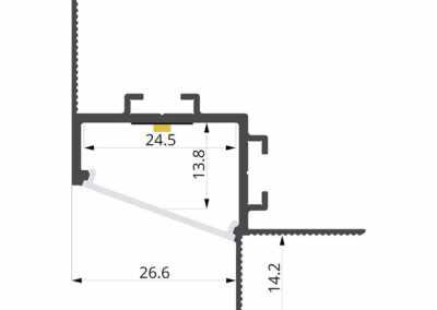 ALU-LLP-DW10-05-S3  27x14mm