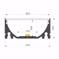 ALU-LLP-SL06-05-S2  27x12mm