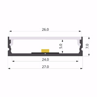 ALU-LLP-SL07-05-S2  27x7mm
