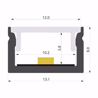 ALU-LLP-SL12-16-S2  13x8mm