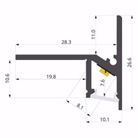 ALU-LLP-ST01-02-B2  29x27mm