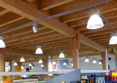 Aura LED Hallenleuchte LED Pendelleuchte Verkaufsraum Supermarkt
