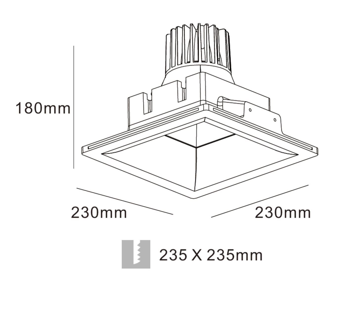 LED Gipskarton Downlight Dip-S LED Gipskarton Downlight Dip-S