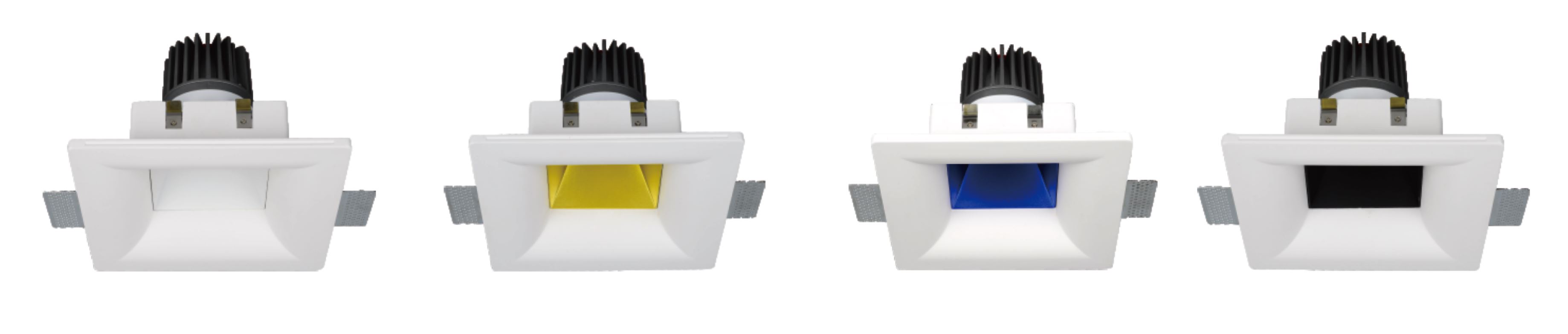 Dip-S Gibskarton LED Downlight Farben Dip-S Gibskarton LED Downlight Farben