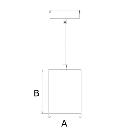 Abmessungen LED Pendelleuchte Loma von SML