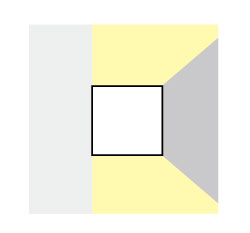 Cube LED Wandleuchte Fassadenbeleuchtung Abstrahlwinkel beidseitig