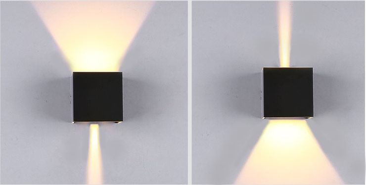 Shine LED Wandleuchte Abstrahlwinkel beidseitig