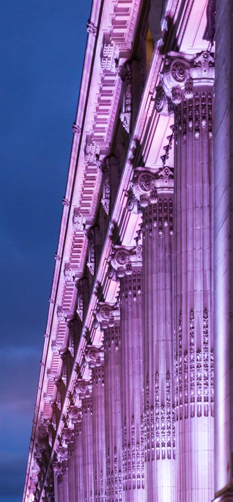 Fassadenstrahler RGB Linea Wallwasher Fassade RGB