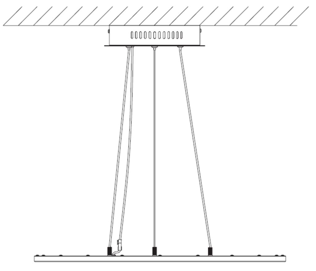 LED Pendelleuchte Mero Round LED Panel