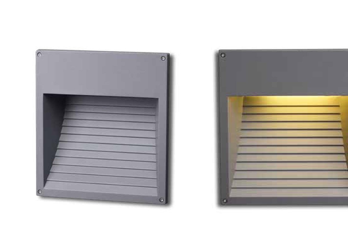 Pluto LED Wandleuchte Rampen 