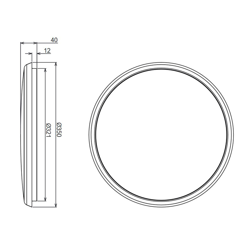 UP-AL08-14-25-840 Abmessung