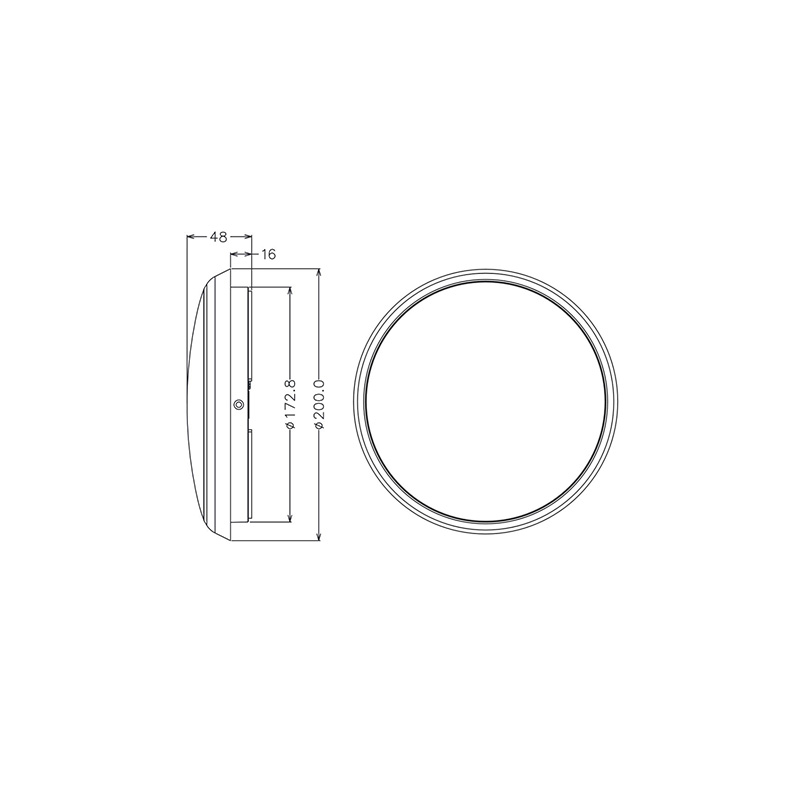 UP-AL08-8-12-840 Abmessung