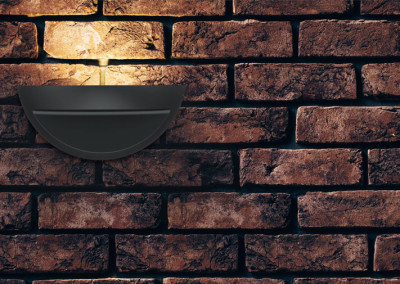 Vest LED Wandleuchte ohne Abdeckung Fassade