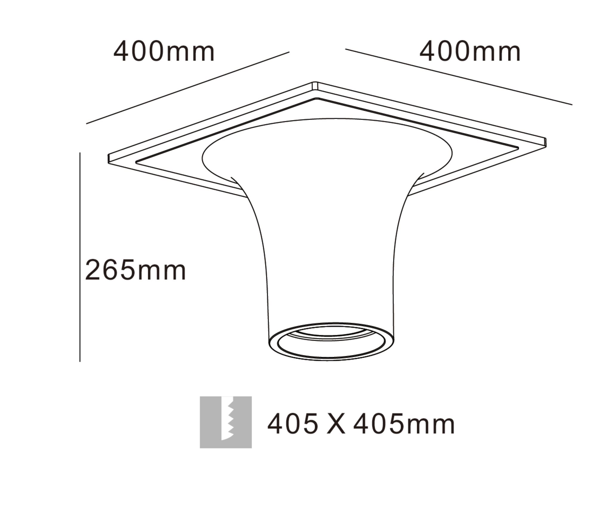 Vulcano Gibskarton LED Downlight