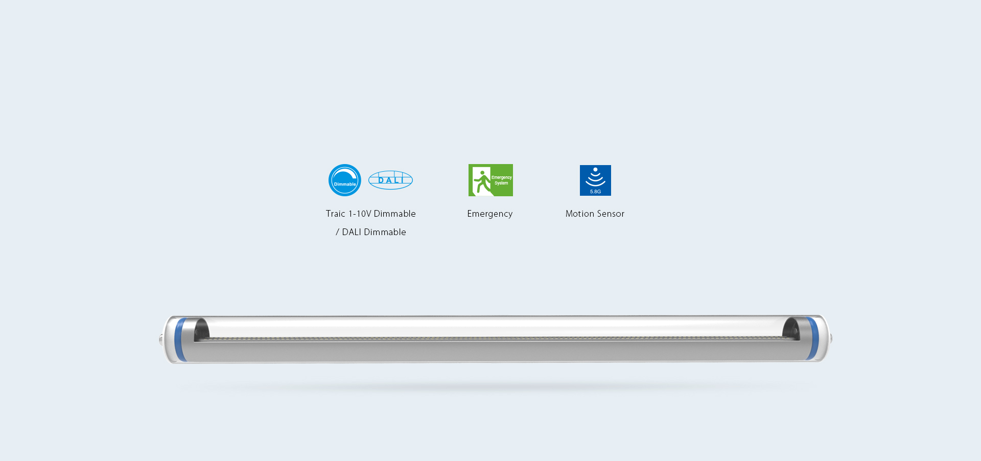  Clean Tube IFS LED Feuchtraumleuchte Clean Tube mit IFS Standard für Lebensmittelproduktion