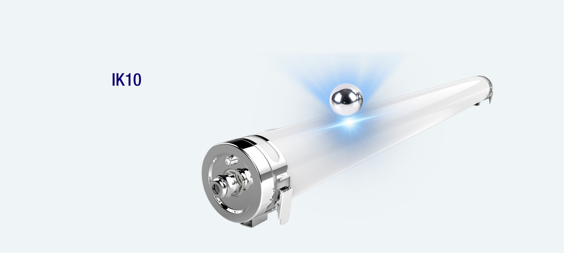  Clean Tube IFS LED Feuchtraumleuchte Clean Tube mit IFS Standard für Lebensmittelproduktion