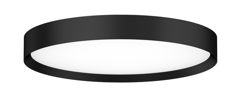 Roma curvy LED Anbauleuchte schwarz 