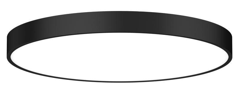 Roma flat LED Anbauleuchte schwarz 