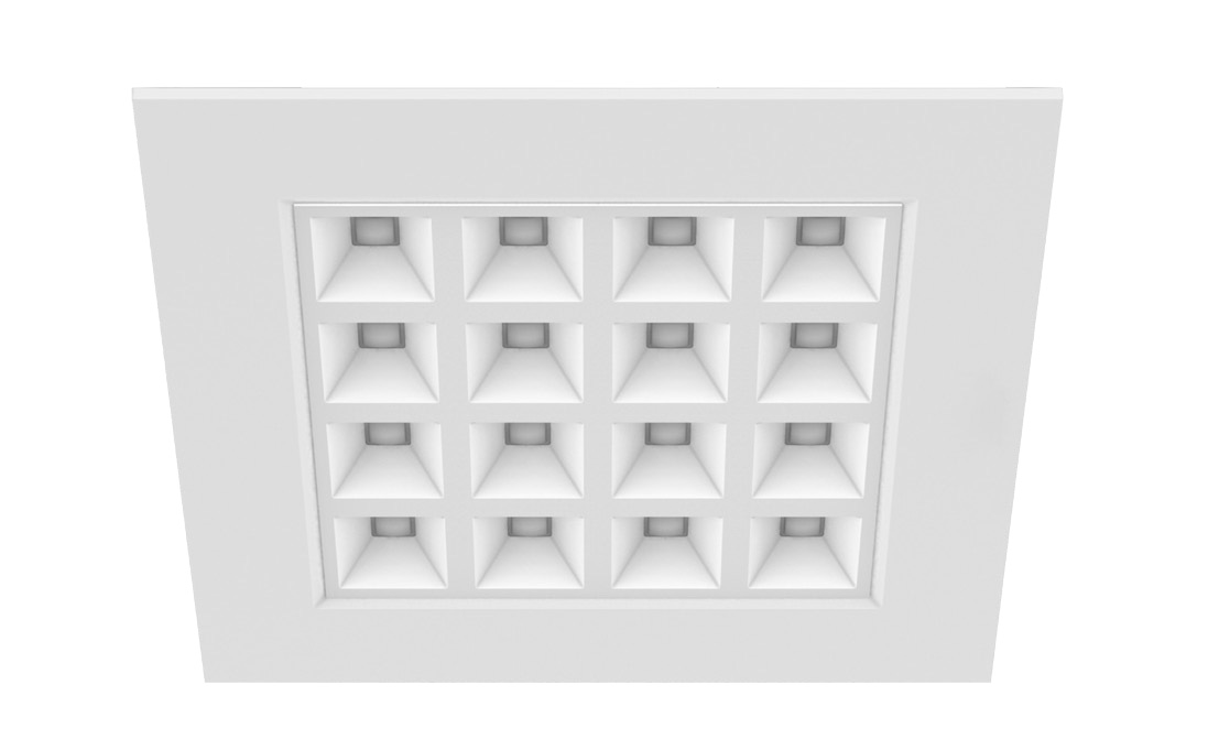 LED Deckenleuchte Ramos mit einstellbarer Lichtfarbe 620x620mm