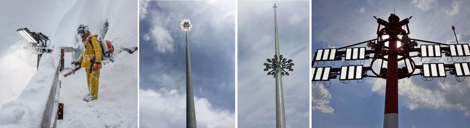 LED Flutlicht Parkplatzbeleuchtung Flughafenbeleuchtung