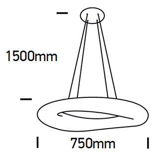 led-pendelleuchte-fari-abmessung-sml LED Hängeleuchte TUUN