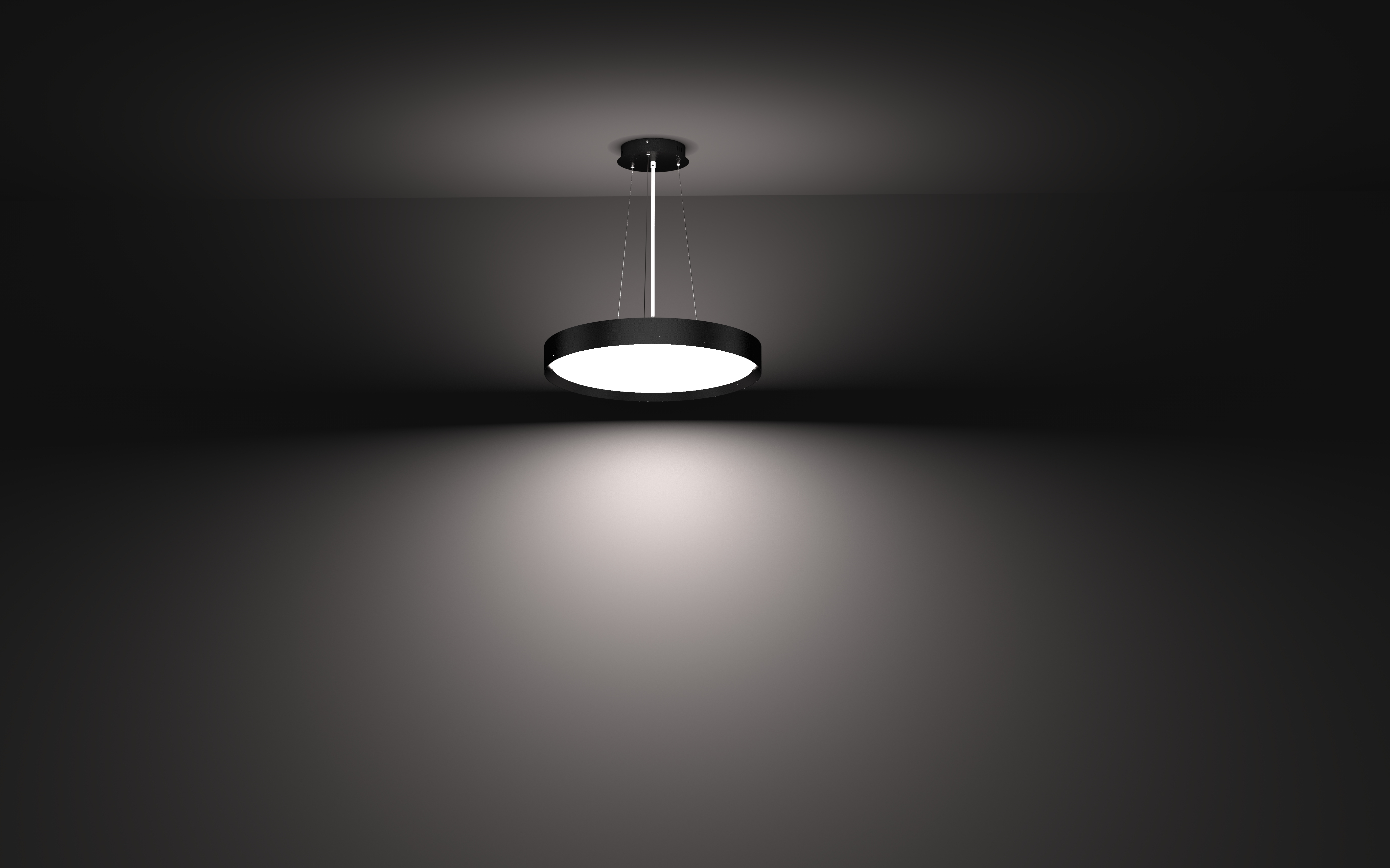 LED Roma Flat Pendelleuchte indirekt strahlend