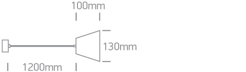 LED Pendelleuchte Xando Abmessungen