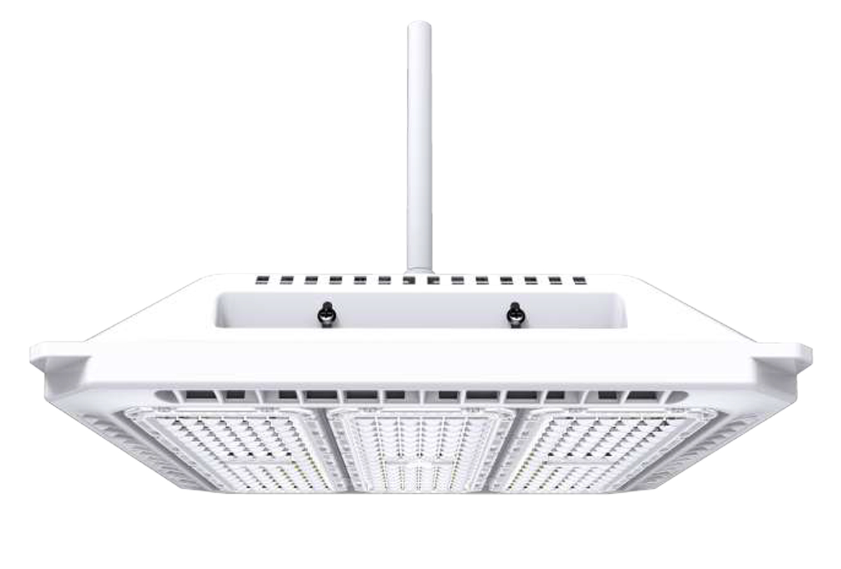 LED Tankstellenleuchte abgehängt