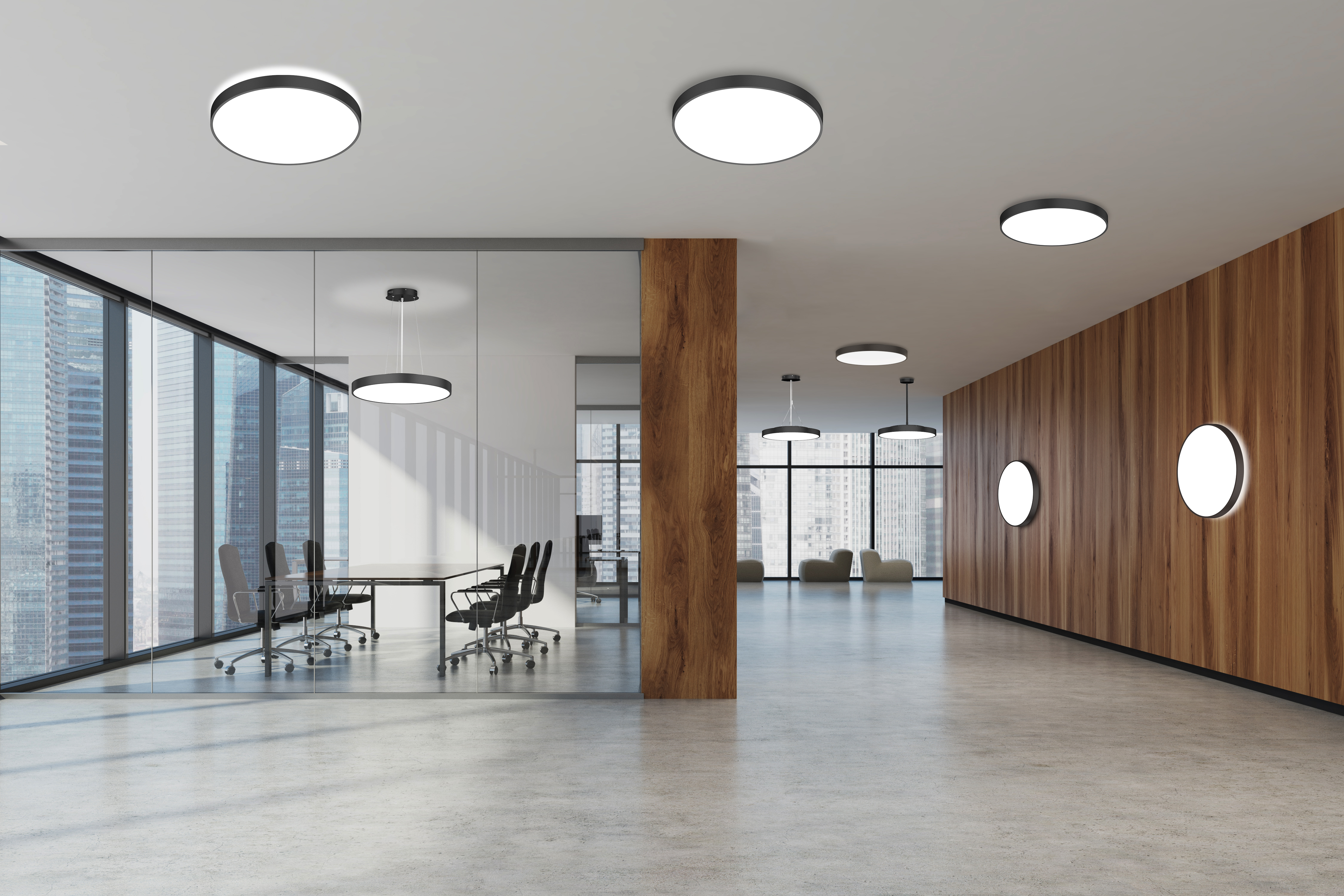 LED Anbauleuchte Roma flat