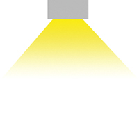 LED Anbauleuchte Mory Abstrahlwinkel