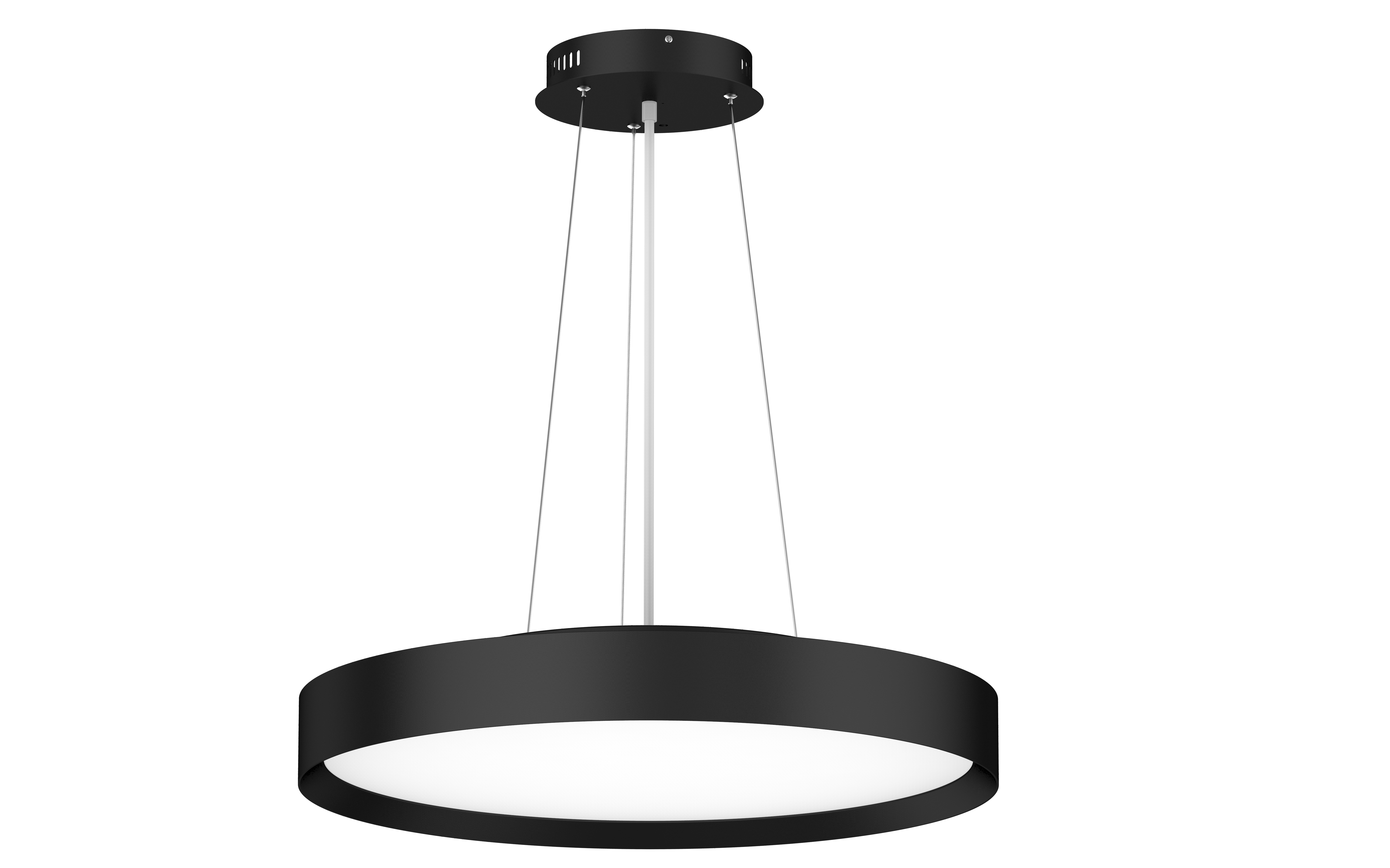 LED Hängeleuchte mit Seilabhängung Roma curvy