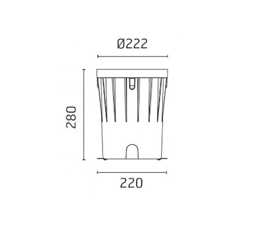 Venedig LED Bodeneinbaustrahler drehbar und schwenkbar