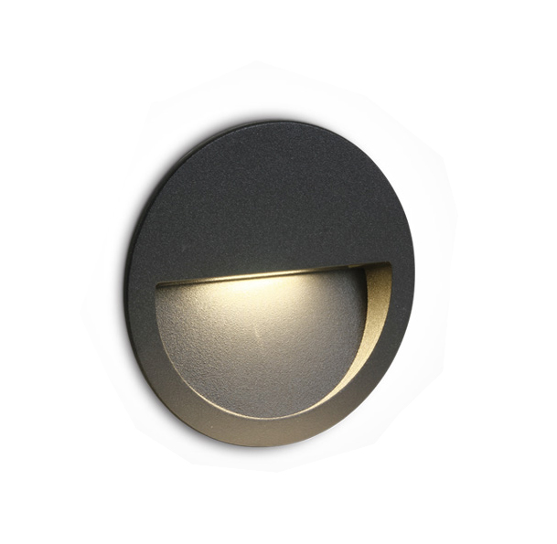 LED Wand-Deckenleuchte Oncasso R anthrazit