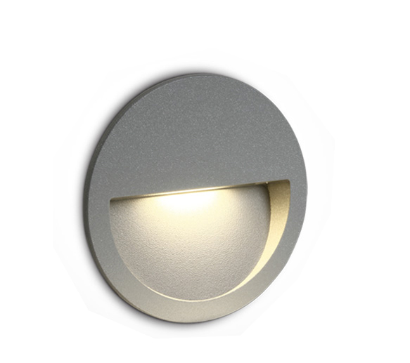 LED Wand-Deckenleuchte Oncasso R grau