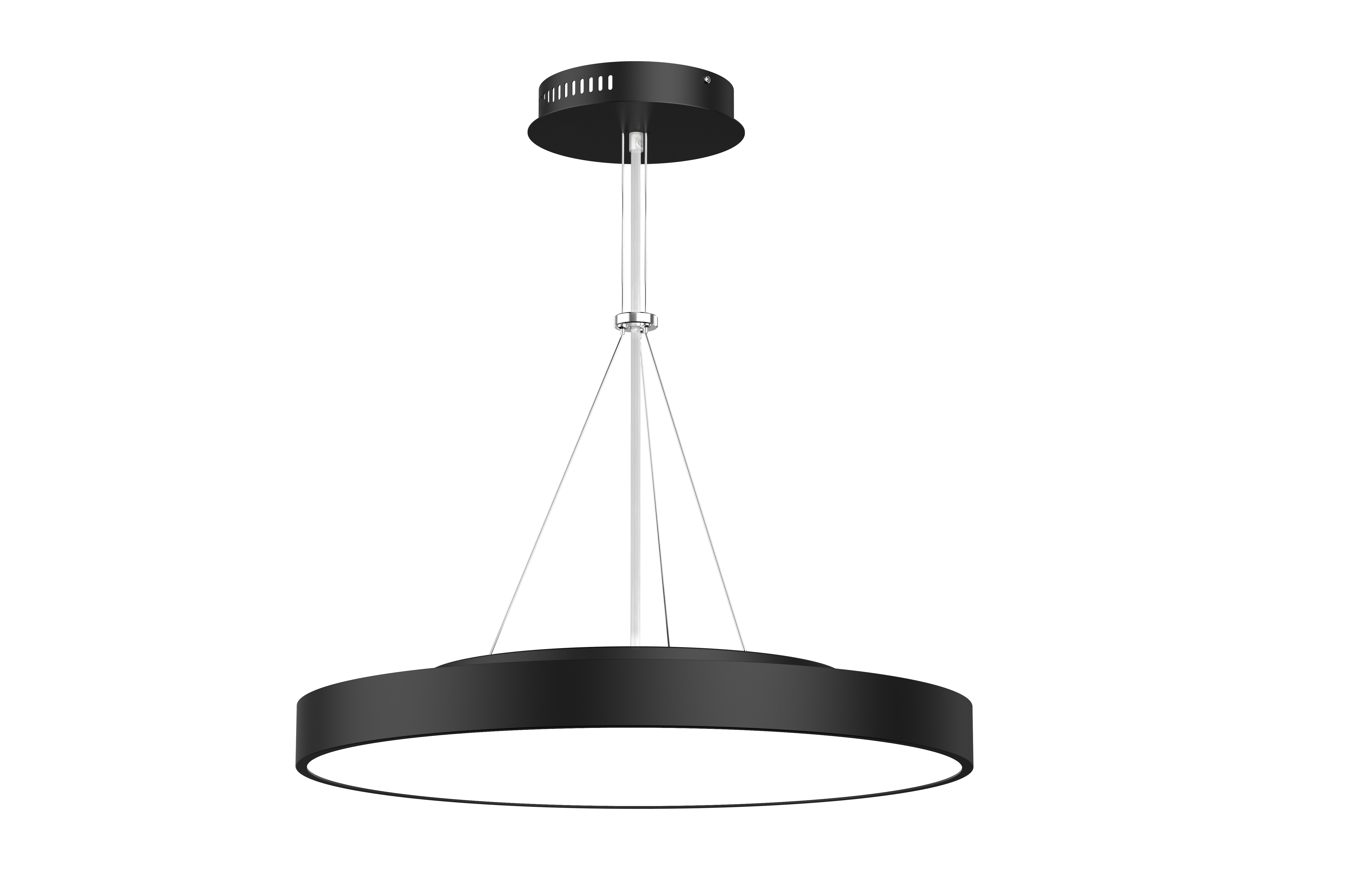 LED Hängeleuchte mit y-Seilabhängung Roma flat